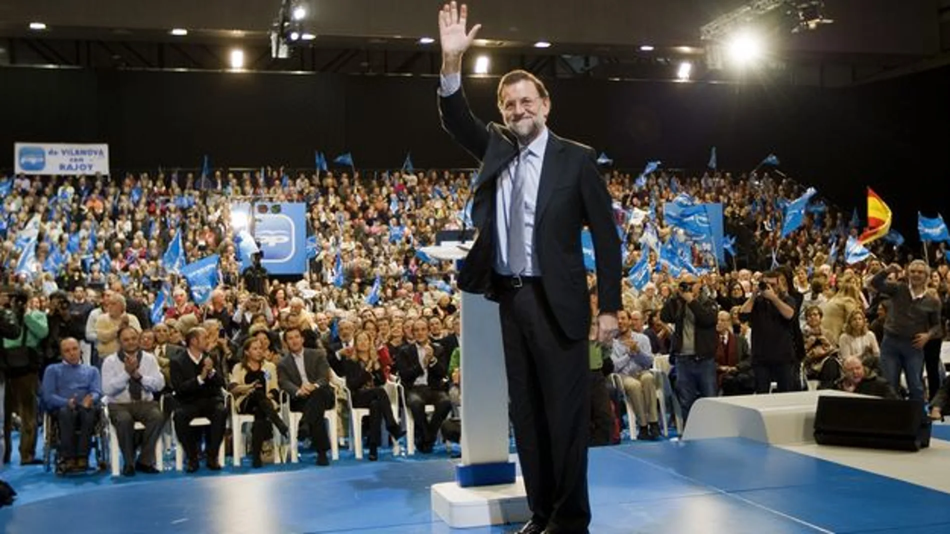 Mariano Rajoy, presidente del Partido Popular