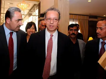 El enviado especial de la ONU para el Yemen, Yamal Benomar El enviado especial de la ONU para el Yemen, Yamal Benomar