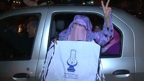 Celebraci&oacute;n en Marruecos tras la victoria del PJD
