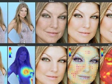 Retoques fotográficos a Fergie