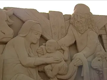 Belén de arena en Gran Canaria Belén de arena en Gran Canaria