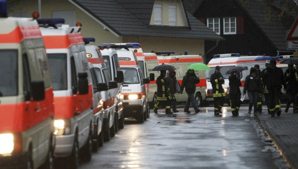 Evacuados en Alemania