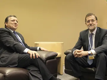 Mariano Rajoy con Durao Barroso Mariano Rajoy con Durao Barroso