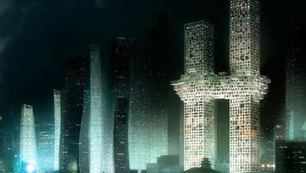 El edificio de 'La Nube'