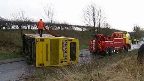Escocia, en alerta roja por un temporal de fuertes vientos 