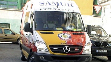 Una ambulancia del SAMUR