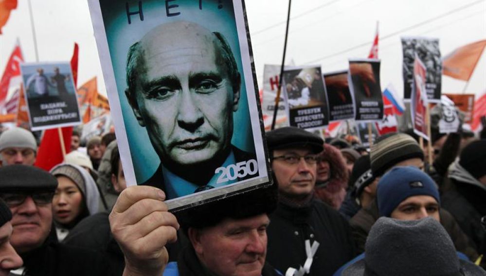 Protestas en Putin