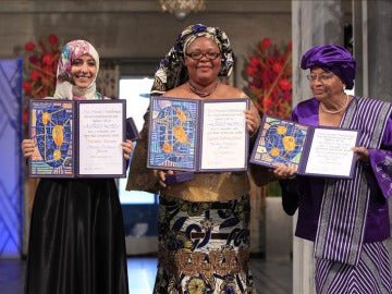 Las tres Premio Nobel de la Paz