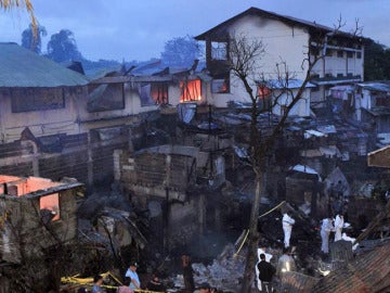 Al menos 11 muertos en un accidente aéreo en Filipinas