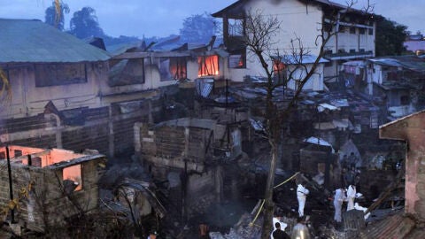 Al menos 11 muertos en un accidente a&eacute;reo en Filipinas