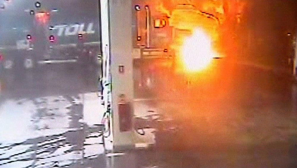 Explosión de un camión en Australia