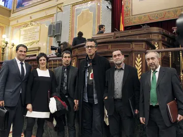 Los diputados de Amaiur en el Congreso Los diputados de Amaiur en el Congreso