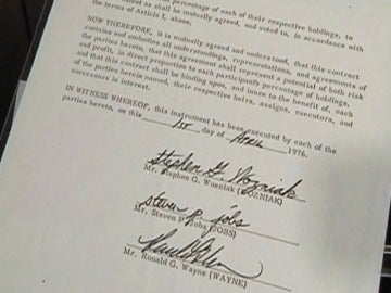 Contrato de creación de Apple