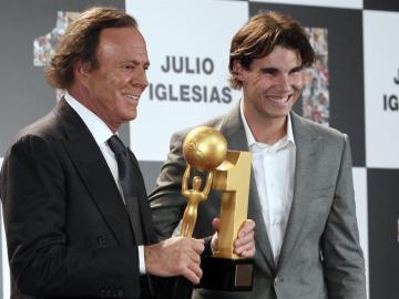 Julio Iglesias y Rafa Nadal