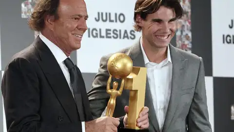 Julio Iglesias y Rafa Nadal Julio Iglesias y Rafa Nadal