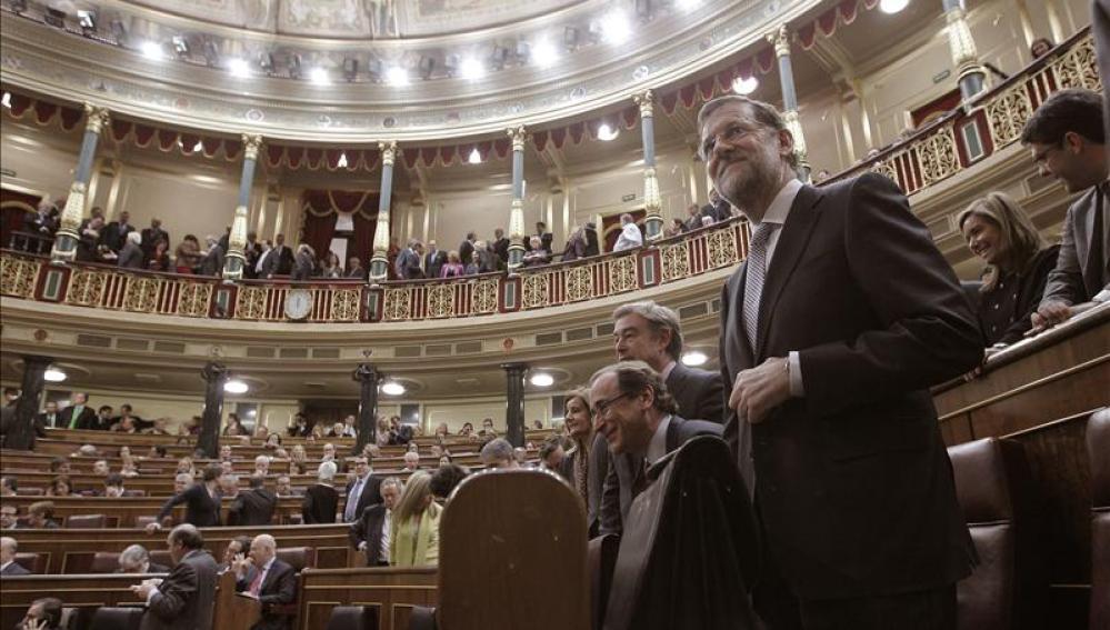 Rajoy el día de su investudira