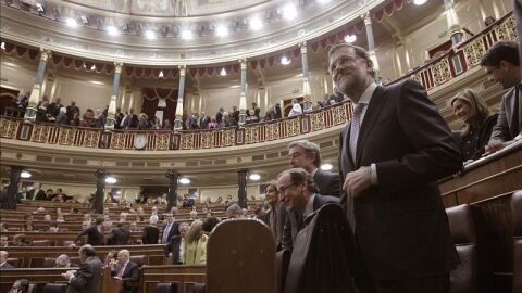 Rajoy el d&iacute;a de su investudira