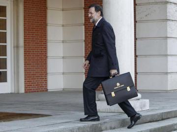 Rajoy llega a Moncloa