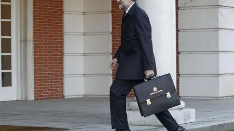 Rajoy llega a Moncloa Rajoy llega a Moncloa