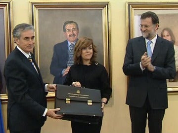 Soraya Sáez de Santamaría toma posesión del cargo Soraya Sáez de Santamaría toma posesión del cargo