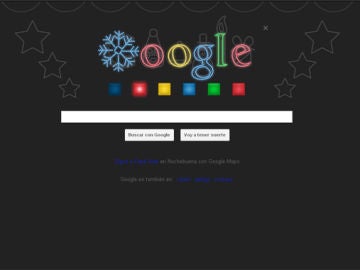 Google felicita las fiestas con un peculiar diseño