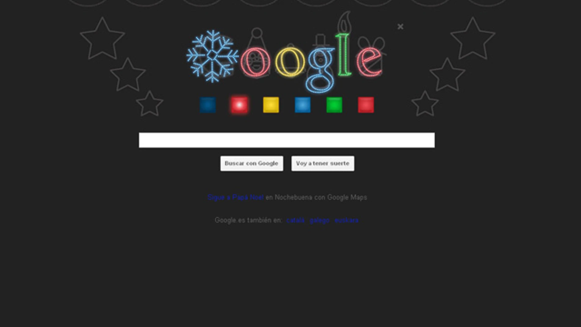 Google felicita las fiestas con un peculiar diseño Google felicita las fiestas con un peculiar diseño