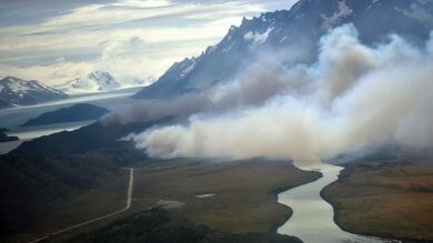 Un incendio sin control arrasa más de 9.000 hectáreas en la Patagonia chilena