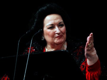 La soprano Monserrat Caballé