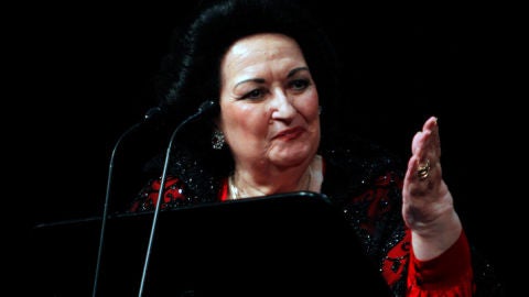 La soprano Monserrat Caball&eacute;