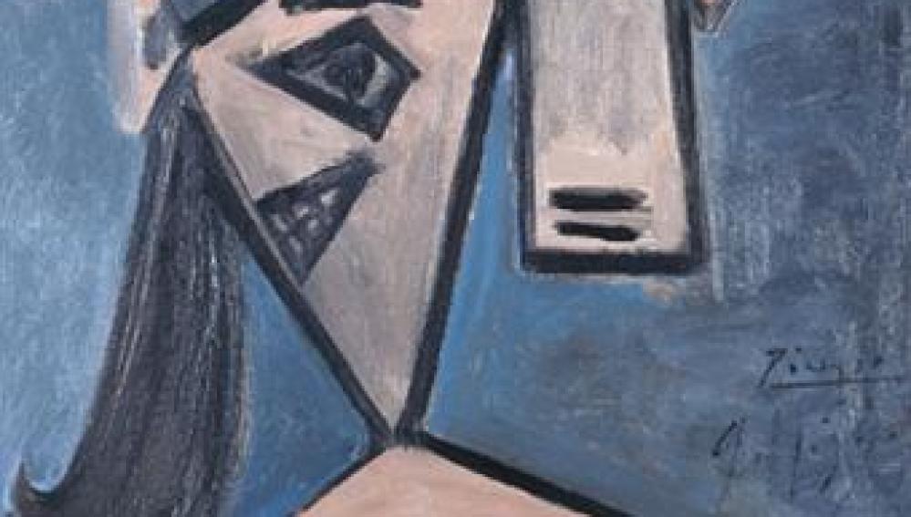 Lienzo 'Cabeza de mujer' de Pablo Picasso.