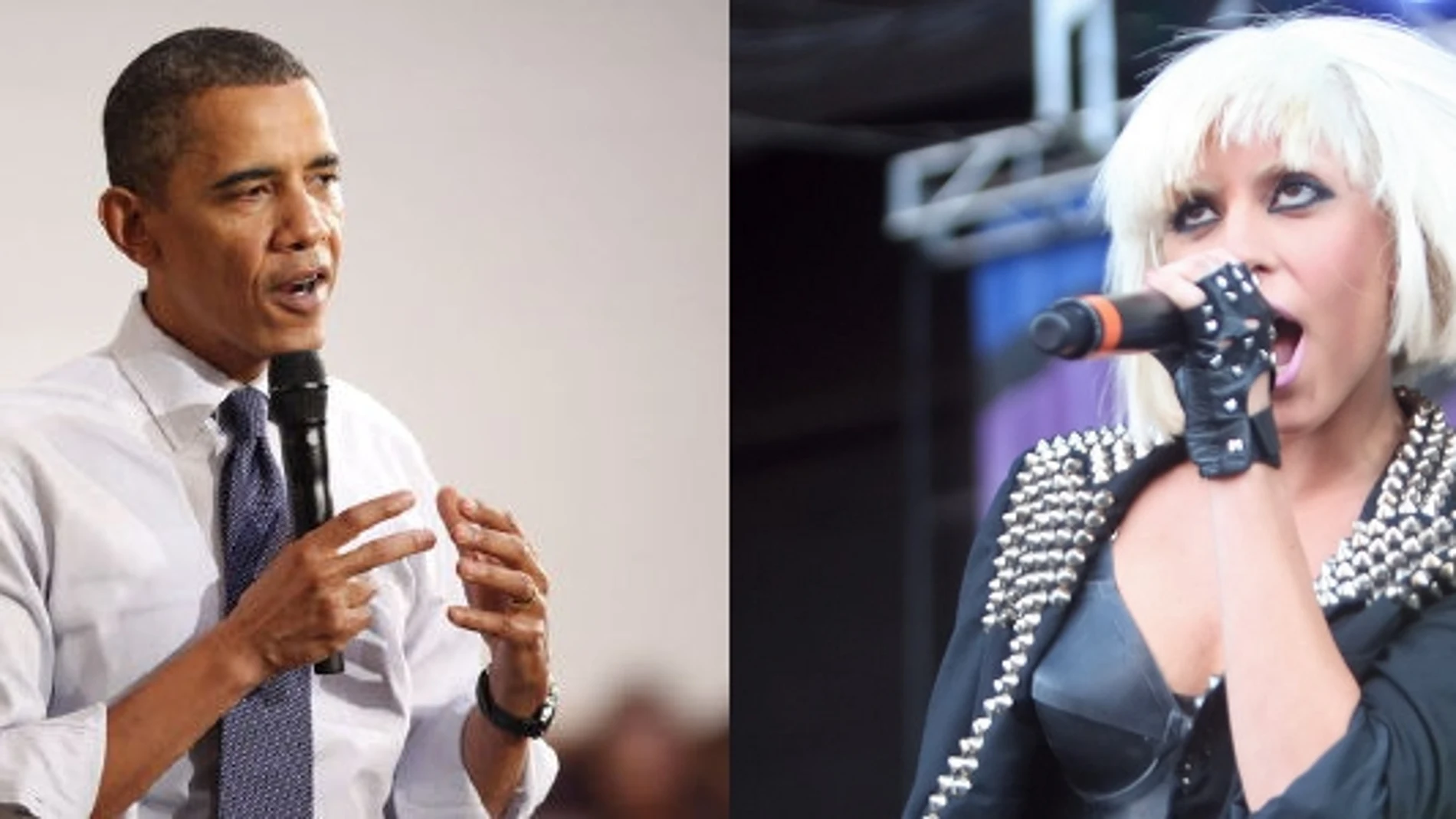 Barack Obama y Lady Gaga