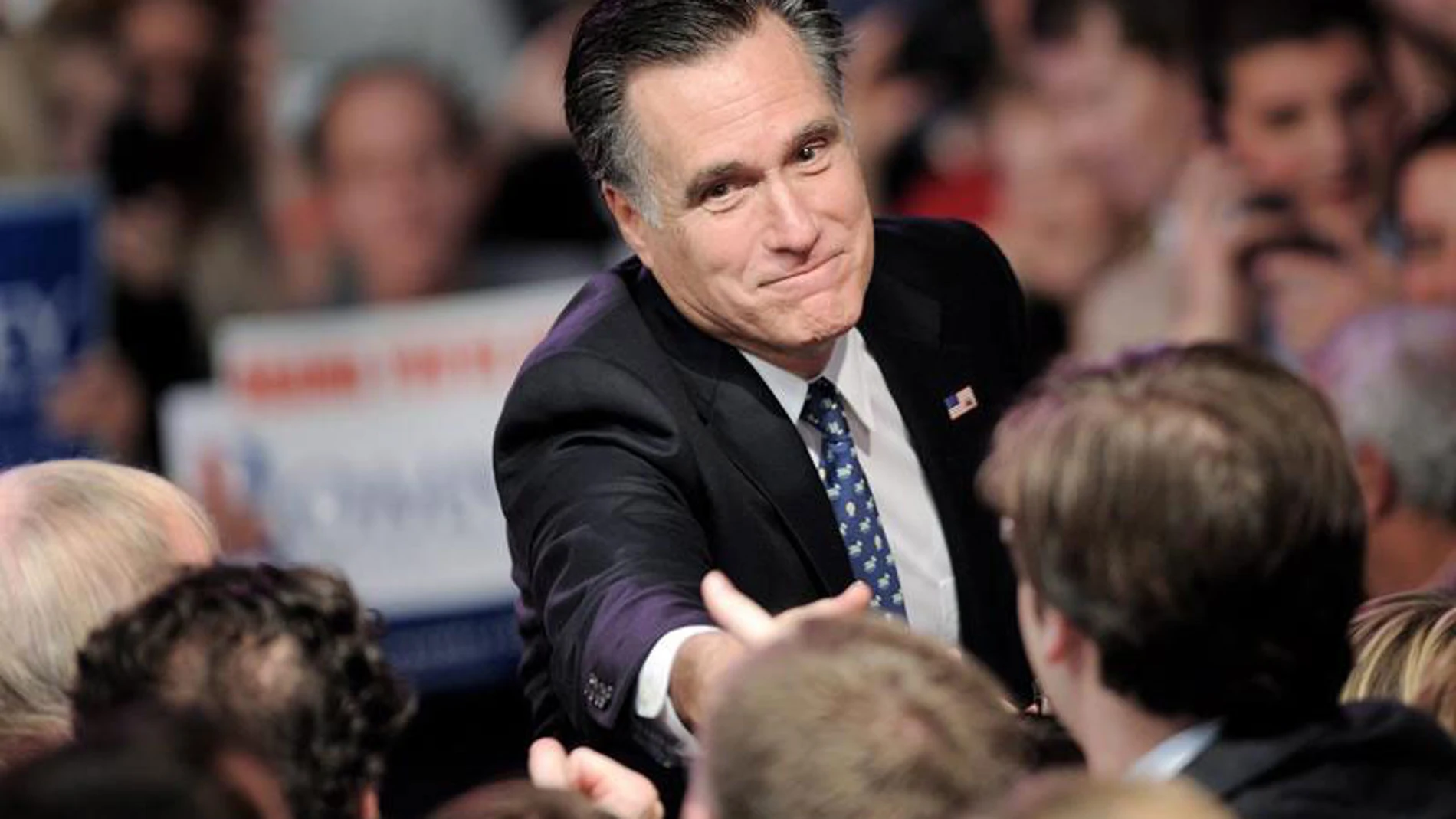 Mitt Romney, tras ganar en New Hampshire Mitt Romney, tras ganar en New Hampshire