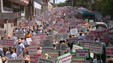Manifestación en Haití