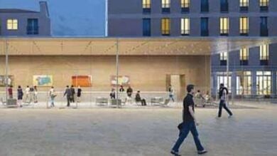 Apple se desnuda en Francia y creará una tienda casi transparente