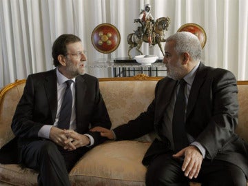 Mariano Rajoy con su homólogo marroquí