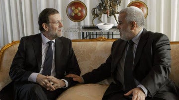 Mariano Rajoy con su homólogo marroquí