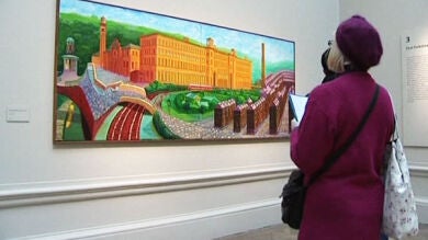 Hockney inaugura exposición paisajística en la Royal Academy of Arts de Londres 