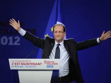 Hollande señala como su enemigo al "mundo de las finanzas" Hollande señala como su enemigo al "mundo de las finanzas"