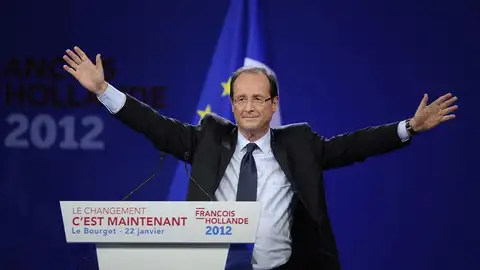 Hollande señala como su enemigo al "mundo de las finanzas" Hollande señala como su enemigo al "mundo de las finanzas"