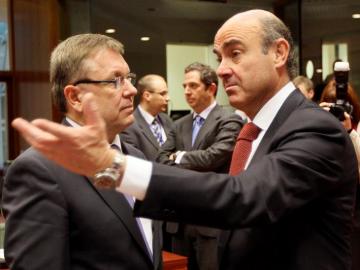 De Guindos en la reunión del Ecofin