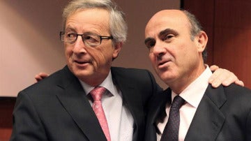 Jean-Claude Junker y Luis de Guindos