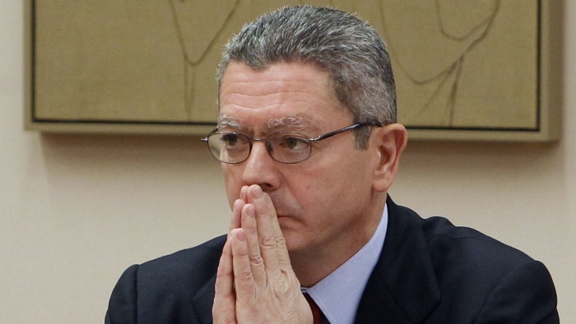 El ministro de Justicia, Alberto Ruiz-Gallard&oacute;n