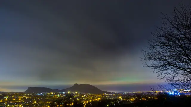 Aurora Boreal vista en Edinburgo
