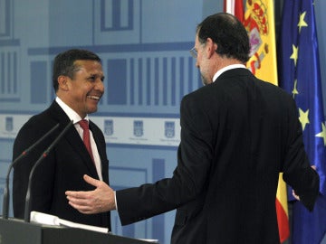 Ollanta Humala junto a Mariano Rajoy Ollanta Humala junto a Mariano Rajoy