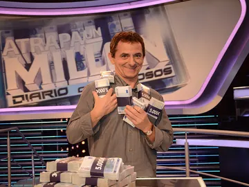 Iñaki Miramón en Atrapa un millón Iñaki Miramón en Atrapa un millón