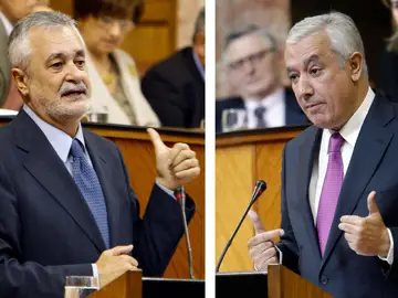 José Antonio Griñán y Javier Arenas José Antonio Griñán y Javier Arenas