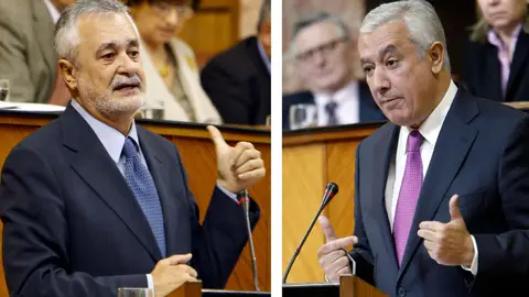 José Antonio Griñán y Javier Arenas José Antonio Griñán y Javier Arenas