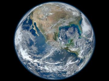 La tierra vista desde el espacio por la Nasa 2012