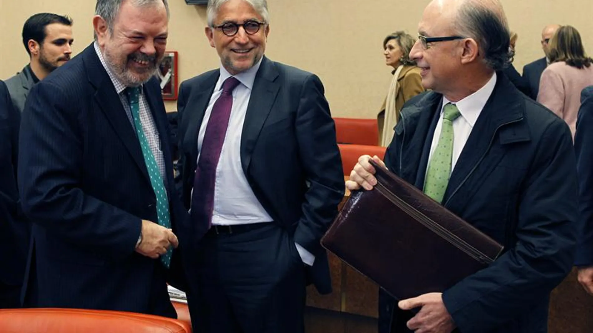 Cristóbal Montoro en la comisión de Hacienda y Administraciones Públicas del Congreso Cristóbal Montoro en la comisión de Hacienda y Administraciones Públicas del Congreso