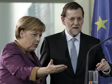 Mariano Rajoy y Angela Merkel Mariano Rajoy y Angela Merkel